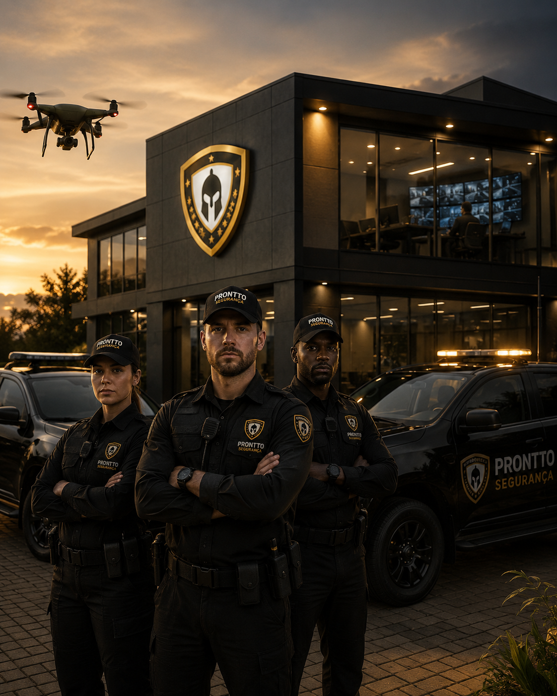 Equipe Prontto Segurança em operação
