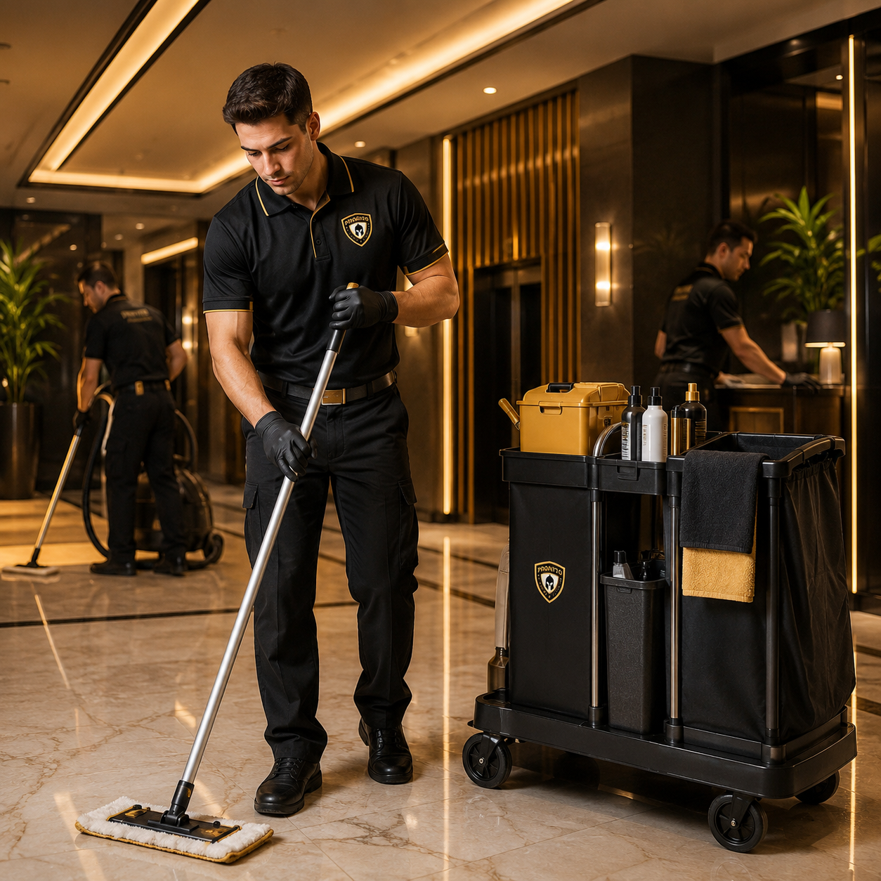 Equipe de facilities / limpeza Prontto